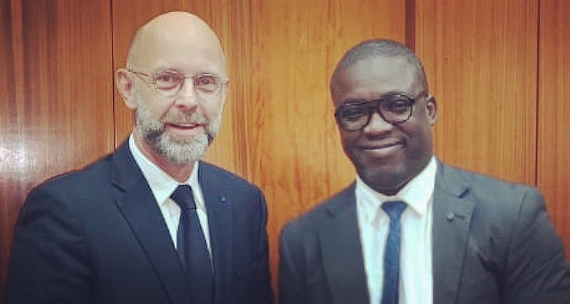 Frédéric Fougerat et Rodrigue Mboumba Bissawou