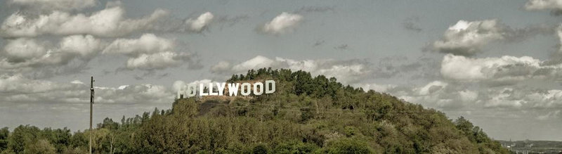Logo Hollywood au pied du terril