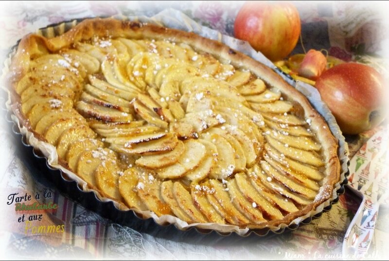 tarte pommes-rhubarbe1