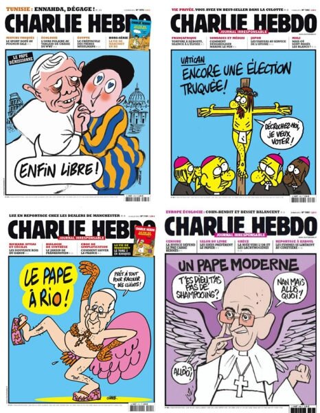 pape charlie hebdo
