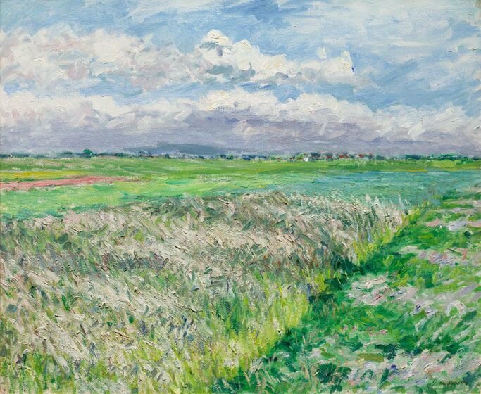 The Fields, a Plain in Gennevilliers, Study in Yellow and Green