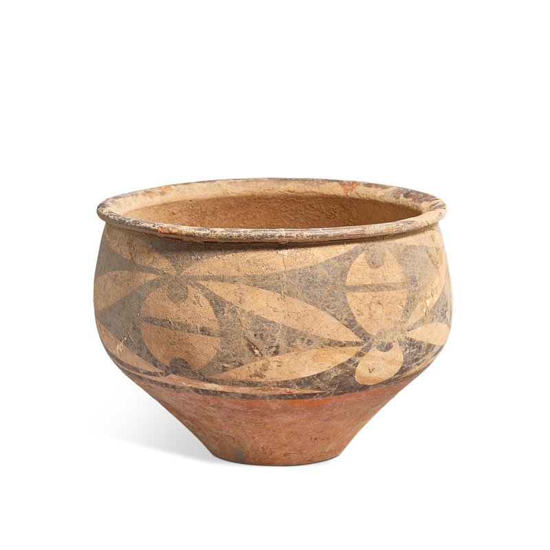 A painted pottery bowl, Yangshao culture, Miaodigou phase, c. 4000-3500 BC