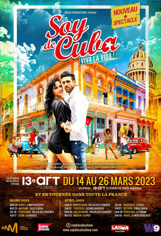 SOY DE CUBA 2023 Paris+tournée