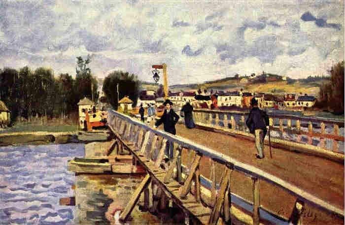 Sisley, passerelle d'Argenteuil