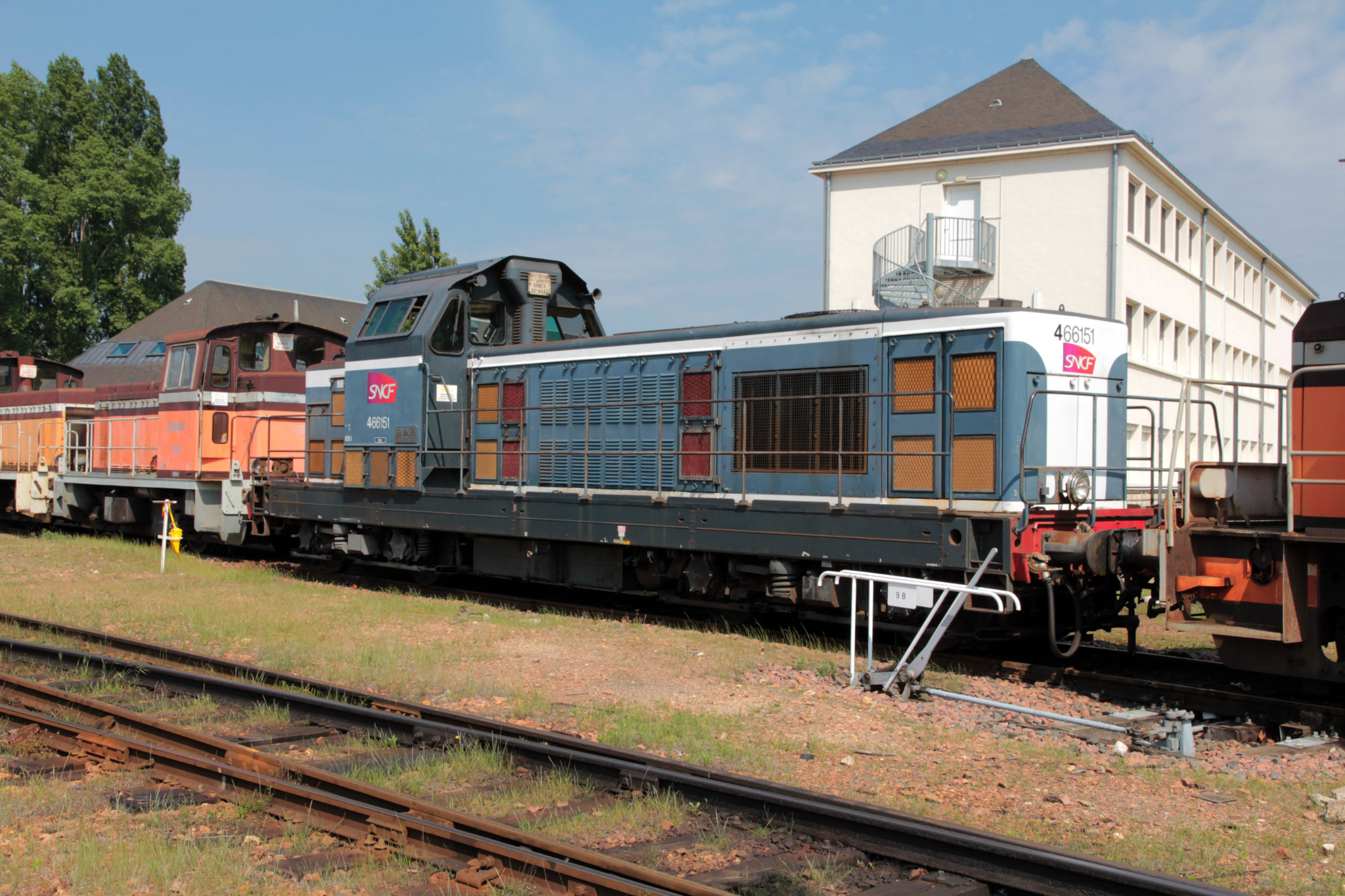 BB 66151, dépôt de St Pierre des Corps