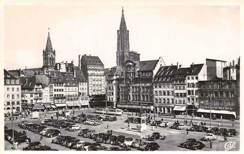 CPSM Strasbourg Place Kleber