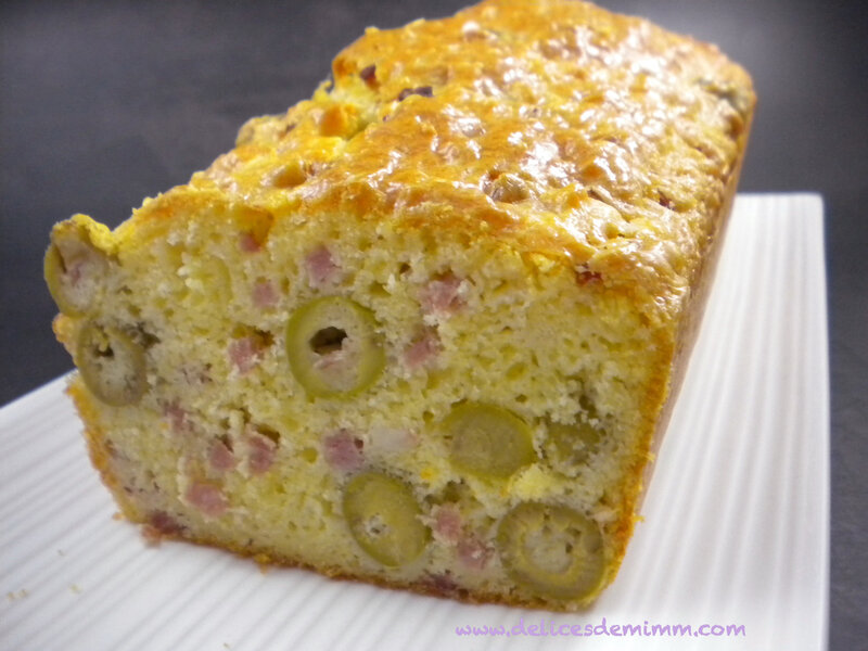 Le cake aux olives et aux Comté + Astuce