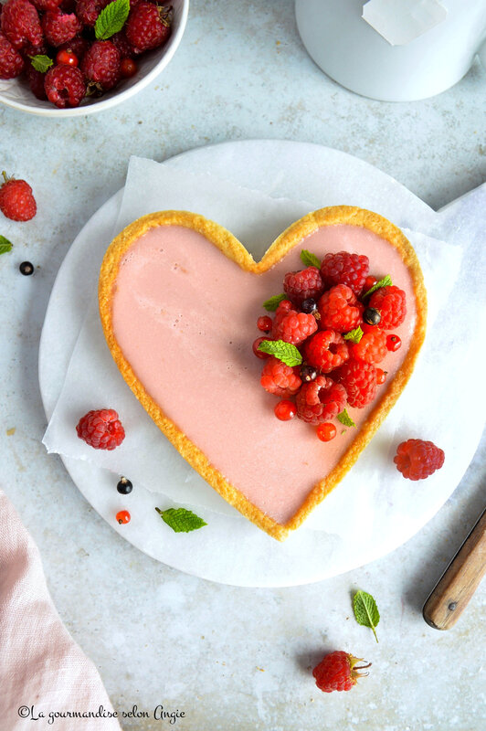 tarte panna cotta fruits rouge saint valentin vegan (1)