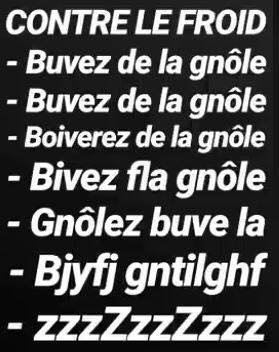 luttez contre le froid