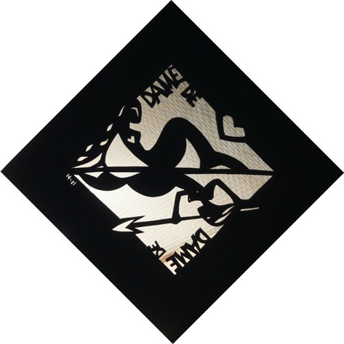 dame coeur diagonale