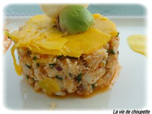 fraicheur de crabe à la mangue 4