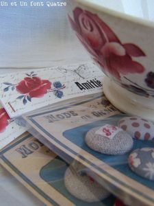 Planche de boutons Digoin
