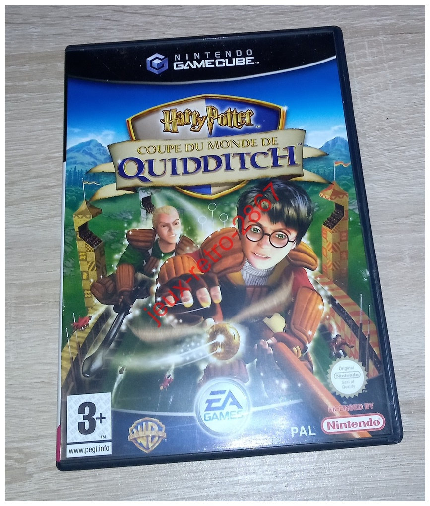 Jeu GameCube Harry Potter Coupe du Monde de Quidditch jeuxretro2867