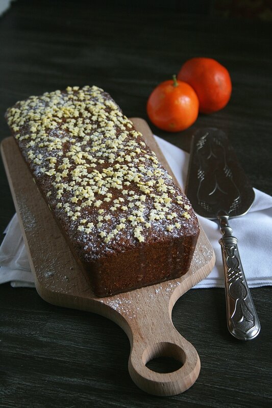cake givré à la clémentine