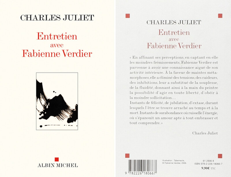 C Juliet, Entratien avec F Verdier