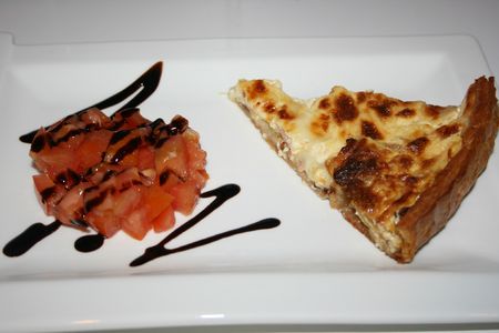 tarte mozzarela lardon champignon