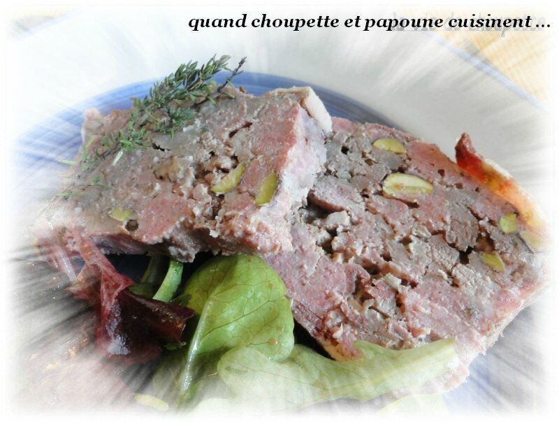 terrine de canard aux pistaches