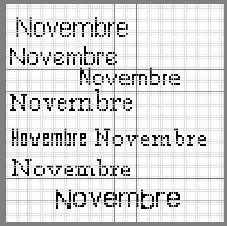 sunbonnet novembre écriture