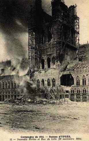 Ypres (Belgique) Ruines