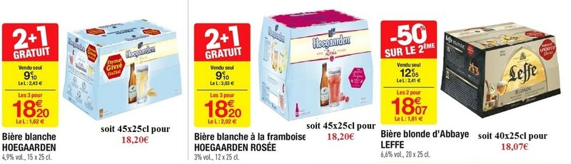 Carrefour Hyper France - Blanche de Hoegaarden du 5 au 11 juillet 2016