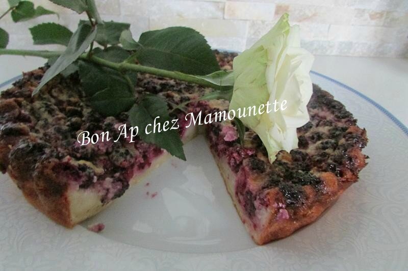 gâteau crémeux aux mûres sauvages 018