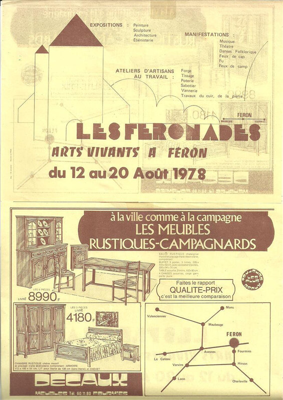 FERONADES 1978-51 - Affichettes DECAUX