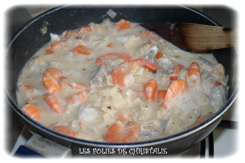 Poêlée poisson crevettes 4