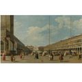 Studio of Giovanni Antonio Canal, called Canaletto (Venice 1697 - 1768), Venice, A View of <b>Piazza</b> <b>San</b> <b>Marco</b>, Looking West...