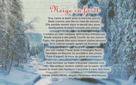 poeme neige