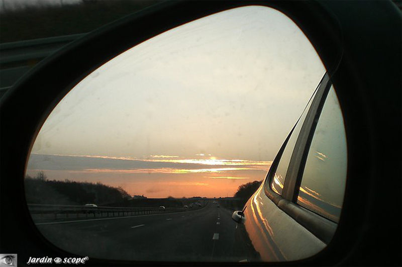 Coucher de soleil sur le Loiret (mi-février 2011)