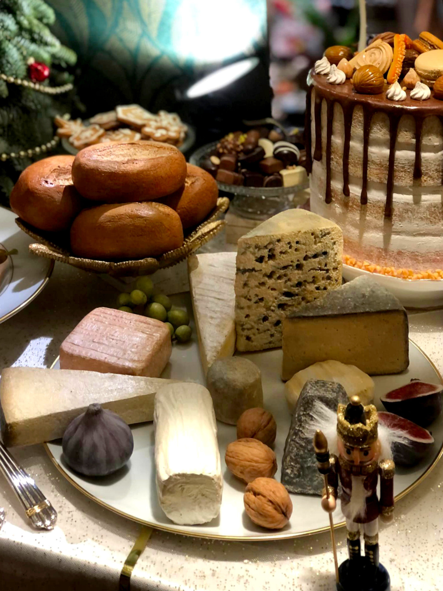 Festin de Noël , plateau de fromages