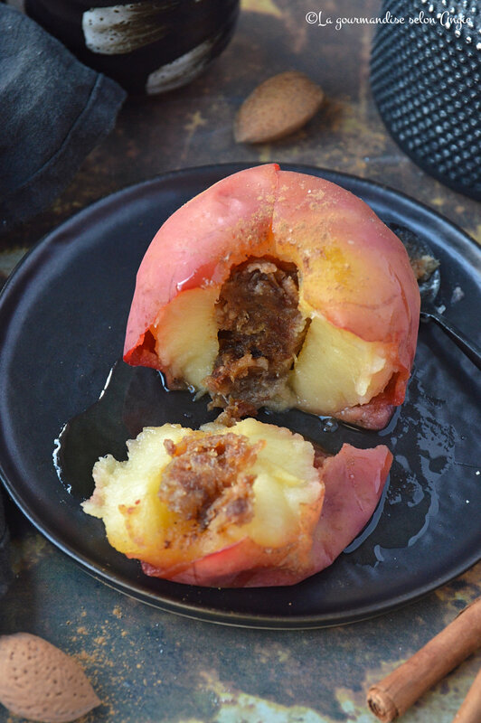 pomme farcie datte amande cannelle vapeur sans gluten (1)