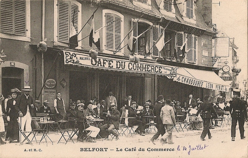 Belfort CPA Fbg France n°6b Café du Commerce A