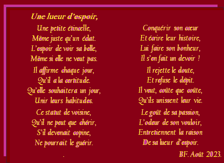 Une lueur d'espoir m42