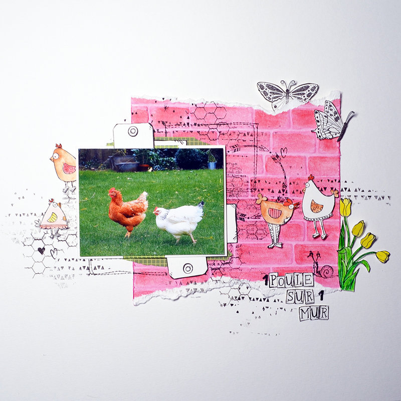 blogorel page poules loreeduscrap