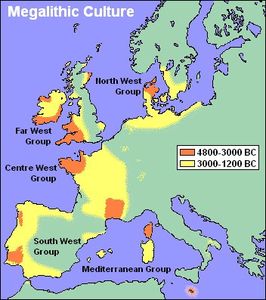 european megalithic map
