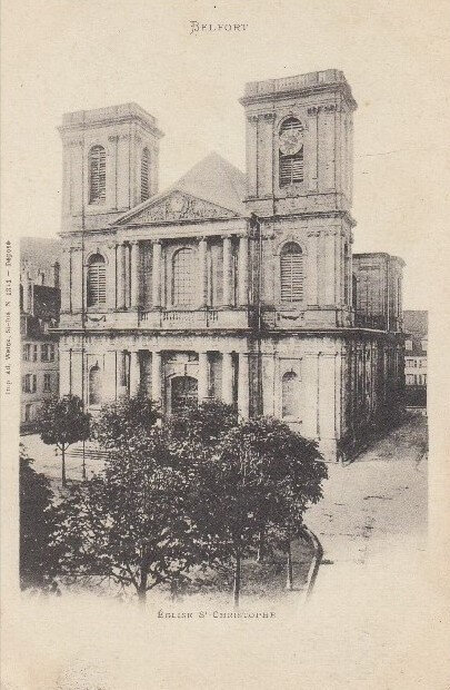 CPA Belfort Eglise Saint-Christophe BF
