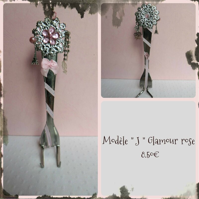 Fork J glamour rose