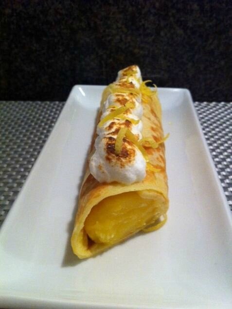 Crêpe façon tarte au citron meringuée (Sphil)