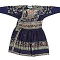 A Midnight Blue Court Robe, <b>Chaofu</b>, 19th century