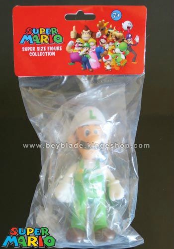 figurine-nintendo-super-mario,-mario-vert-et-blanc-13-cm-figure-white-green