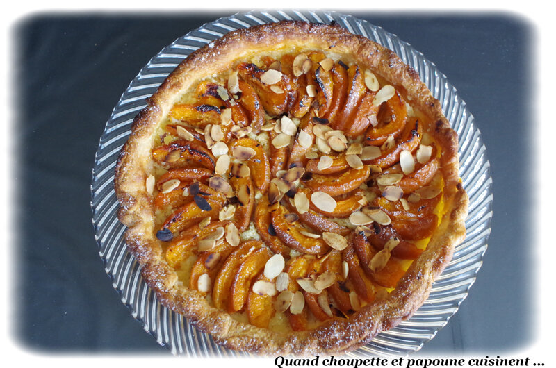 tarte abricots et crème d'amandes-427