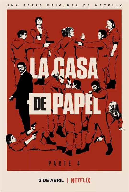 la casa de papel S4 affiche