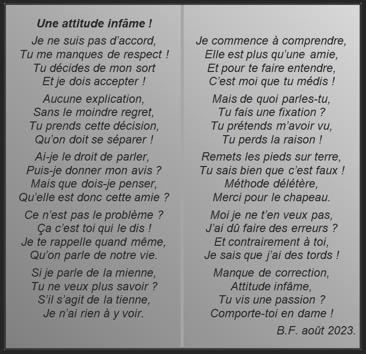 Attitude infâme m40