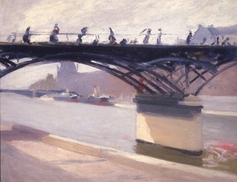 Edward Hopper, "Le pont des arts", 1907