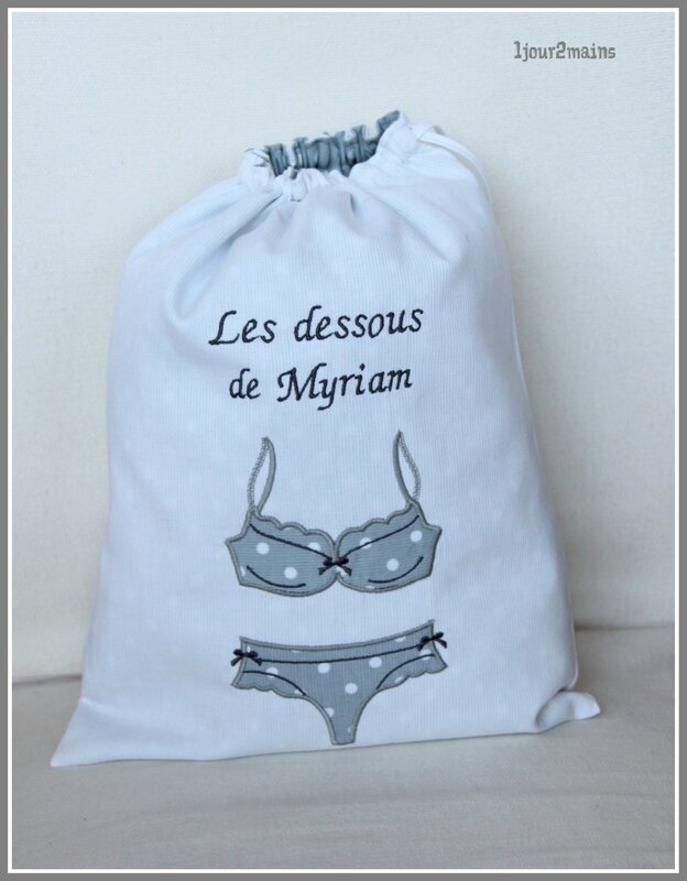 sac linge dessous Myriam