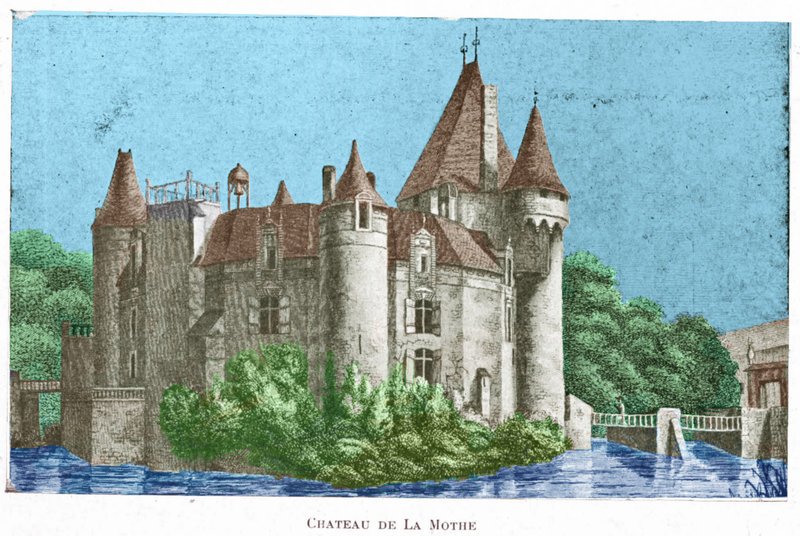 1840 Château de La Mothe Saint Héray avant sa démonlition