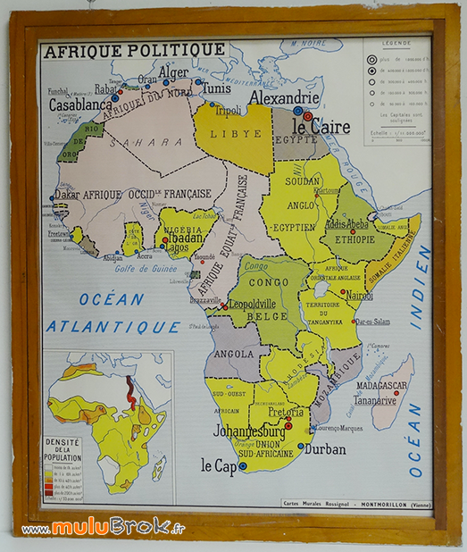 Carte-Rossignol-AFRIQUE-POLITIQUE-PHYSIQUE-1-muluBrok-Vintage