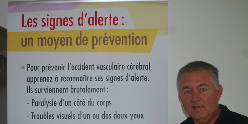 Des informations sur l'AVC au pôle santé