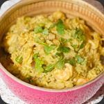 Biryani de gambas au curry